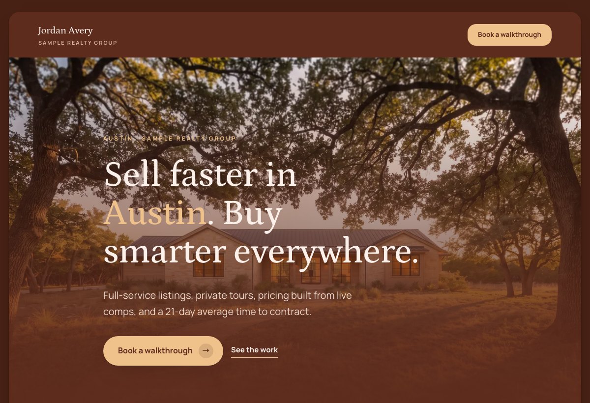 Clay example website