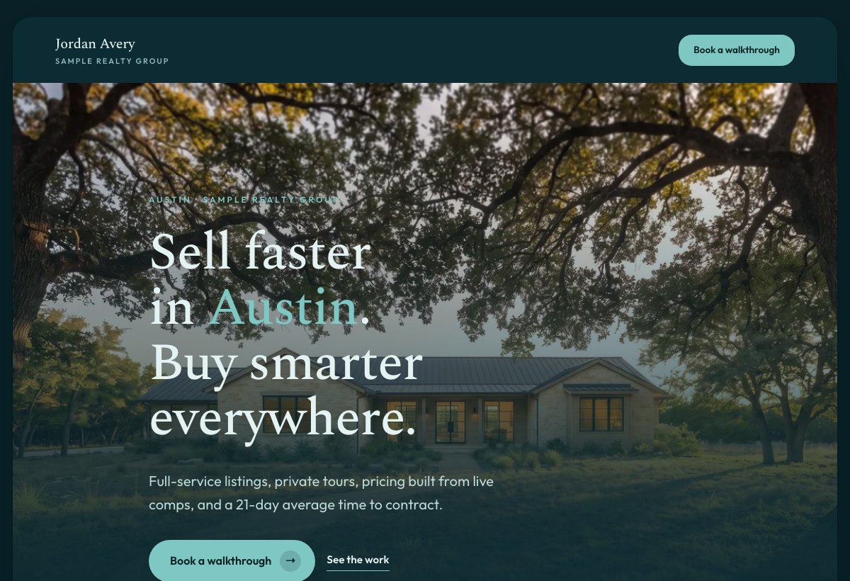 Coastal example website